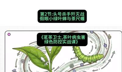 第02节：头号杀手歼灭战&mdash;&mdash;假眼小绿叶蝉与茶尺蠖，课程：《茗茶卫士&mdash;&mdash;茶叶病虫害绿色防控实战课》#识农AI