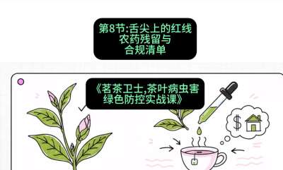 第08节：舌尖上的红线&mdash;&mdash;农药残留与合规清单，课程：《茗茶卫士&mdash;&mdash;茶叶病虫害绿色防控实战课》#识农AI