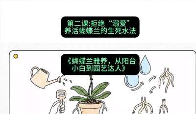 第二节：拒绝&ldquo;溺爱&rdquo;：养活蝴蝶兰的生死水法，课程：《蝴蝶兰雅养六讲：从阳台小白到园艺达人》#识农AI